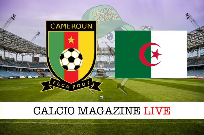 Camerun Algeria cronaca diretta live risultato in campo reale