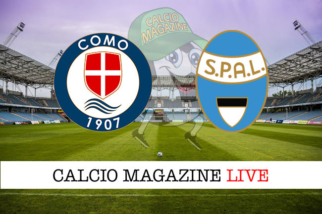 Como SPAL cronaca diretta live risultato in campo reale