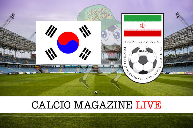 Corea del Sud Iran cronaca diretta live risultato in campo reale