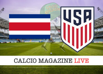 Costa Rica USA cronaca diretta live risultato in tempo reale