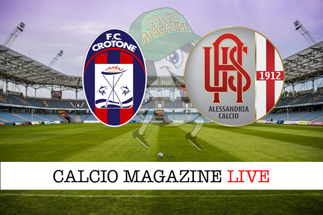 Crotone Alessandria cronaca diretta live risultato in campo reale