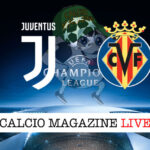 Juventus Villareal cronaca diretta live risultato in tempo reale