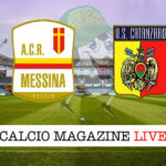Messina Catanzaro cronaca diretta live risultato in tempo reale