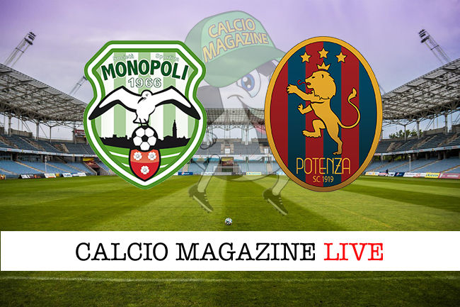 Monopoli Potenza cronaca diretta live risultato in tempo reale