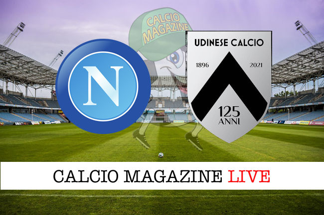 Napoli Udinese cronaca diretta live risultato in campo reale