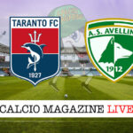 Taranto Avellino cronaca diretta live risultato in campo reale