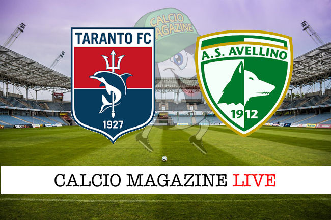 Taranto Avellino cronaca diretta live risultato in campo reale