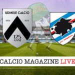 Udinese Sampdoria cronaca diretta live risultato in campo reale