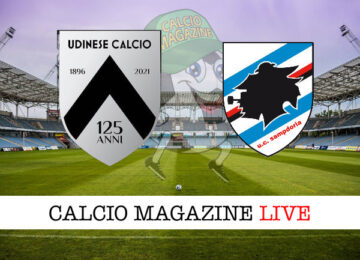 Udinese Sampdoria cronaca diretta live risultato in campo reale