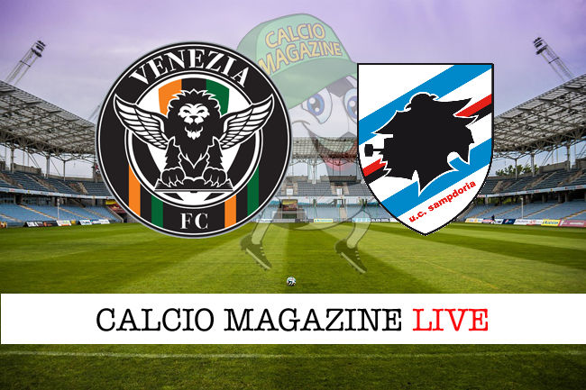 Venezia Sampdoria cronaca diretta live risultato in campo reale