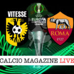 Vitesse Roma cronaca diretta live risultato in campo reale