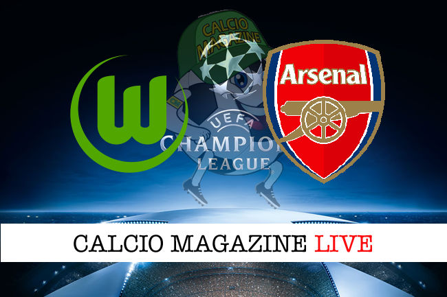 Wolfsburg Arsenal cronaca diretta live risultato in tempo reale