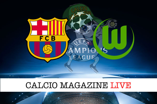 Barcellona Wolfsburg cronaca diretta live risultato in tempo reale