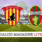 Benevento Ternana cronaca diretta live risultato in tempo reale