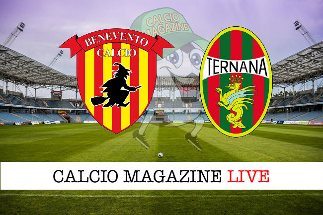 Benevento Ternana cronaca diretta live risultato in tempo reale