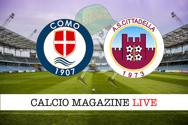 Como Cittadella cronaca diretta live risultato in tempo reale