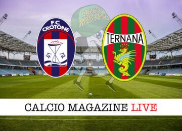 Crotone Ternana cronaca diretta live risultato in tempo reale