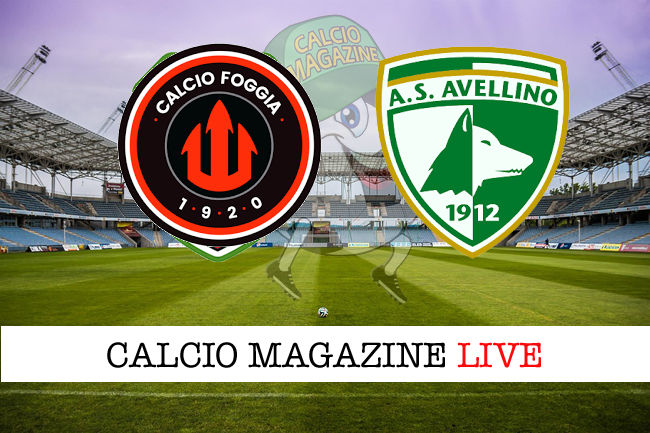 Foggia Avellino cronaca diretta live risultato in tempo reale