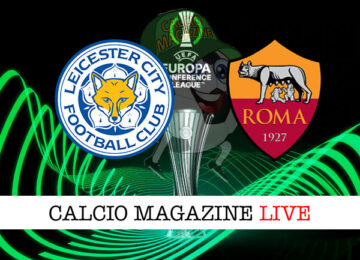 Leicester Roma cronaca diretta live risultato in tempo reale