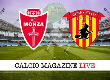 Monza Benevento cronaca diretta live risultato in tempo reale