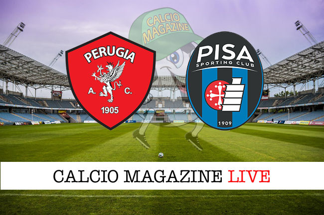 Perugia Pisa cronaca diretta live risultato in tempo reale