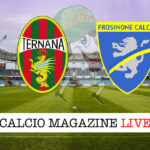 Ternana Frosinone cronaca diretta live risultato in tempo reale