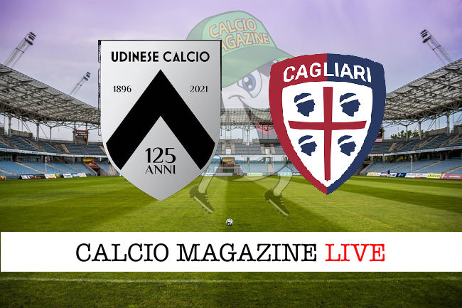 Udinese Cagliari cronaca diretta live risultato in tempo reale