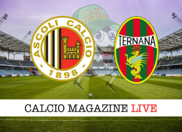 Ascoli Ternana cronaca diretta live risultato in tempo reale