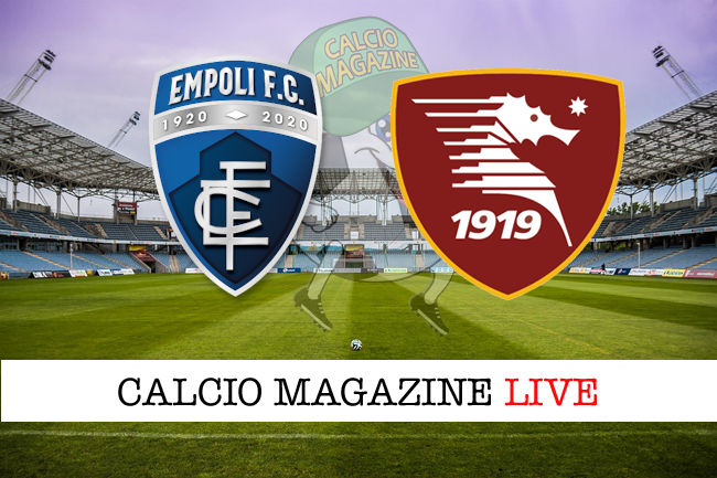 Empoli Salernitana cronaca diretta live risultato in tempo reale