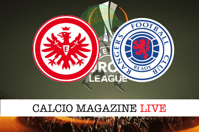 Eintracht Francoforte Rangers cronaca diretta live risultato in tempo reale