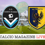 Giana Erminio Trento cronaca diretta live risultato in tempo reale