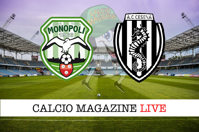 Monopoli Cesena cronaca diretta live risultato in tempo reale