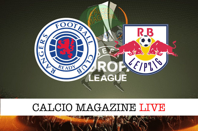 Rangers RB Lipsia cronaca diretta live risultato in tempo reale