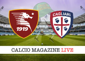 Salernitana Cagliari cronaca diretta live risultato in tempo reale