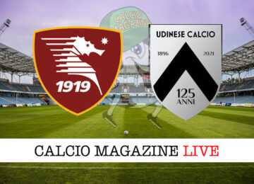 Salernitana Udinese cronaca diretta live risultato in tempo reale