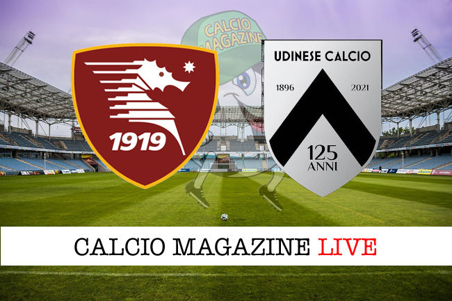 Salernitana Udinese cronaca diretta live risultato in tempo reale