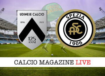 Udinese Spezia cronaca diretta live risultato in tempo reale