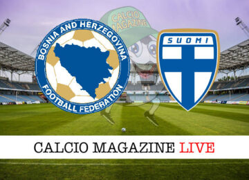 Bosnia-Erzegovina Finlandia cronaca diretta live risultato in tempo reale