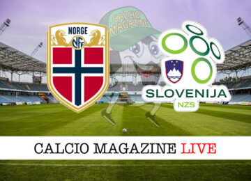 Norvegia Slovenia cronaca diretta live risultato in tempo reale