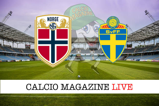 Norvegia Svezia cronaca diretta live risultato in tempo reale