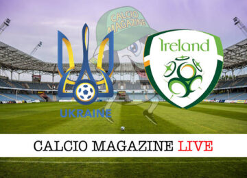 Ucraina Irlanda cronaca diretta live risultato in tempo reale