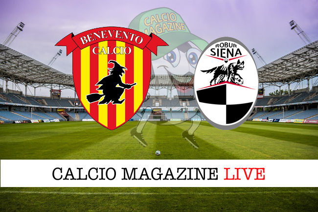 Benevento Siena cronaca diretta live risultato in tempo reale