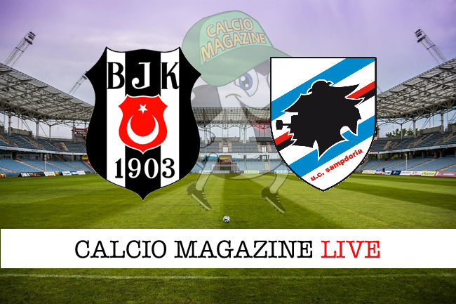 Besiktas Sampdoria cronaca diretta live risultato in tempo reale