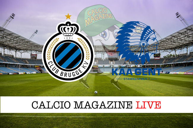 Club Brugge Gent cronaca diretta live risultato in tempo reale