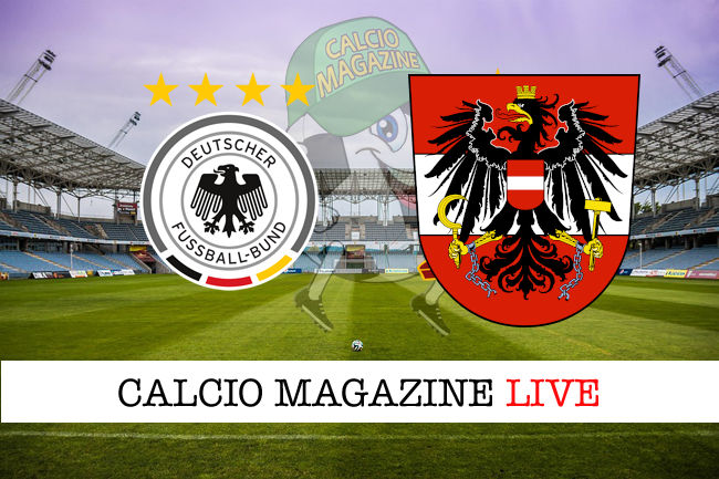 Germania Austria cronaca diretta live risultato in tempo reale