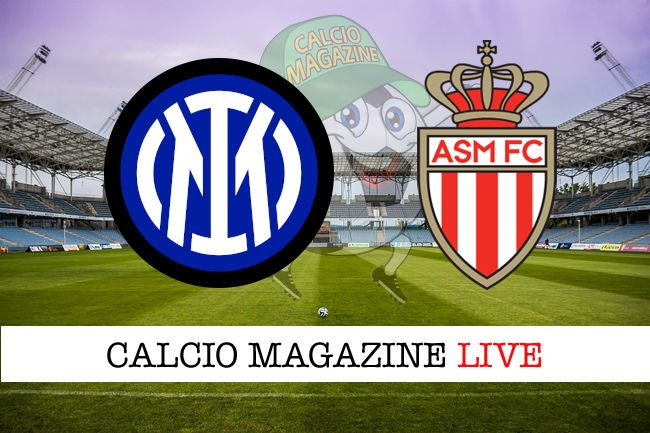 Inter Monaco cronaca diretta live risultato in tempo reale