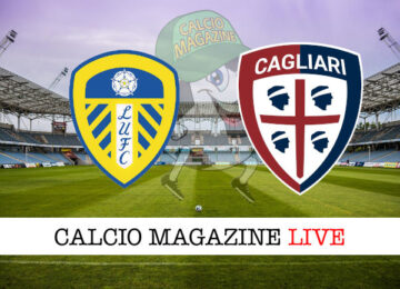 Leeds Cagliari cronaca diretta live risultato in tempo reale