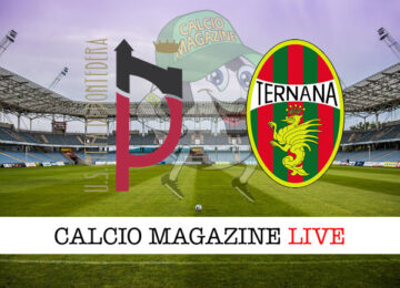 Pontedera Ternana cronaca diretta live risultato in tempo reale