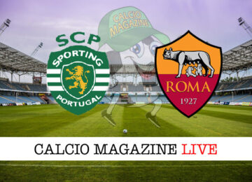 Sporting Lisbona Roma cronaca diretta live risultato in tempo reale