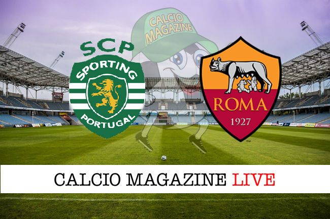 Sporting Lisbona Roma cronaca diretta live risultato in tempo reale